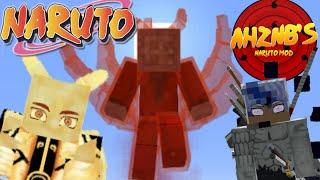 We Played The Naruto Minecraft Mod and it was insane! (AHZNB's Naruto ShinobiCraft)