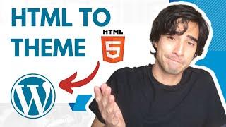 Convert HTML template to WordPress Theme (2023) - Full Course