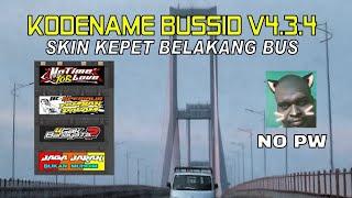 KODENAME SKIN KEPET BELAKANG BUS | KODENAME BUSSID V4.3.4