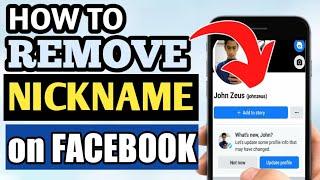 how to remove nickname on facebook 2023 | paano tanggalin ang nickname sa facebook 2023