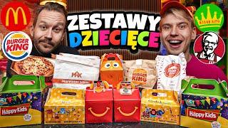 SPRAWDZAMY ZESTAWY DLA DZIECI Z FASTFOODÓW