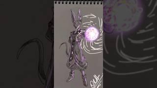 Lord Beerus  Glowart  Drawing #shorts #anime #drawing
