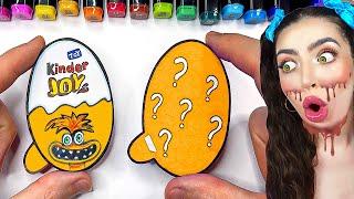 DIY ANXIETY Inside Out 2 KINDER JOY!! (MAKING INSIDE OUT 2 CHOCOLATE)