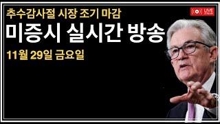 (2024년 11월 29일) 추수감사절 조기 장종료 / 달러 약세, 일본 금리인상 / 비트 10만 근접 / 미증시, 비트코인 실시간 뉴스룸