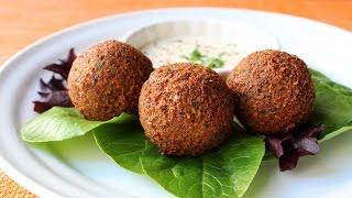 How to Make Falafel - Crispy Fried Garbanzo Bean/Chickpea Fritter Recipe