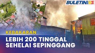 KEBAKARAN | 18 Rumah Musnah Di Kuala Abai