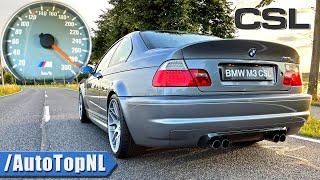 BMW M3 CSL E46 | 0-290 ACCELERATION TOP SPEED & SOUND by AutoTopNL