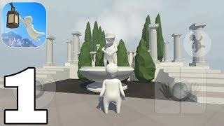Human:  Fall Flat Mobile - Level 1 -Mansion GamePlay Walkthrough PART 1 (Android iOS)