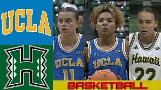 UCLA vs HAWAII Basketball Game Full Highlights 2024