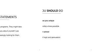 How To Craft A Personal Statement
