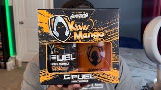 G FUEL Heretics Kiwi Mango Collectors Box  Unboxing, Review, And Taste Test!