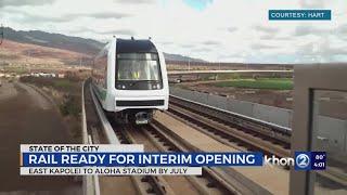 Honolulu rail interim opening this summer