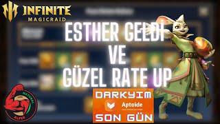 İnfinite Magicraid Esther Geldi & Rate Up Heroları