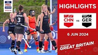 FIH Hockey Pro League 2023/24 Highlights - China vs Germany (W) | Match 2