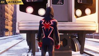 New Train | Spider Man Miles Morales - Gameplay | 4K
