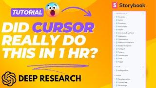 You HAVE to Try Cursor + o3  + Storybook