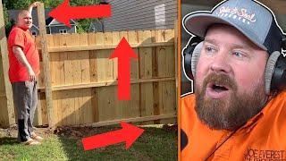 I Can't Believe a "Professional" Built This | Fence Expert Reacts