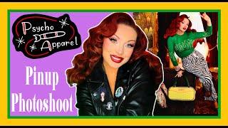 Come with me to a Pinup Photoshoot! (Psycho Apparel)