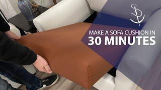 Make a Sofa Cushion in 30 Minutes