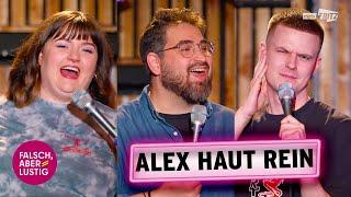 Was ist denn mit Alex Stoldt los? | falsch, aber lustig | Kinan Al, Teresa Reichl, Moritz Neumeier