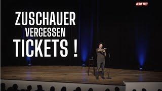 Zuschauer vergessen ihre Tickets! - Alain Frei