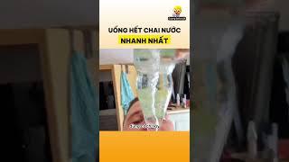 Cách uống hết chai nước trong thời gian nhanh nhất