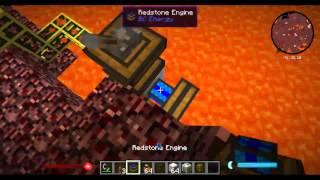 Pumping Lava From the Nether using Buildcraft Pump and Ender Storage - Minecraft Minute