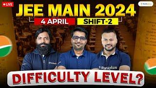 JEE 2024 April Attempt - Shift 2 Paper Level ? | JEE MAIN 2024 | Rankplus #jee2024 #jeemains