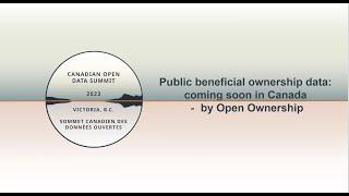 Public beneficial ownership data: coming soon in Canada