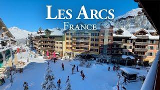 Les Arcs - 4 ski resorts but only 1 MAGICAL VILLAGE   (4K)