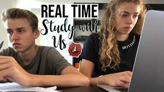 1 Hour Real Time Study With Us (with Break!) 