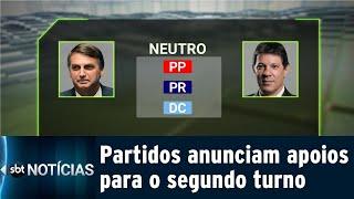 Partidos mantêm isenção no segundo turno para a Presidência| SBT Notícias (10/10/18)