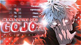 Make AMV Edit Outro Like GOJO神 + Glowing Bar Line Animation in Alight Motion & Node Video | Tutorial