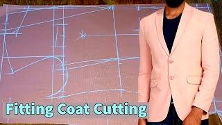 Coat Cutting Easy Method  / Fitting Coat Cutting / How To Coat Cutting / Raj Tailors