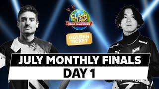 World Championship: July Monthly Finals | Day 1 | #ClashWorlds | Clash of Clans