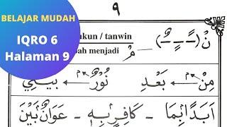 BELAJAR MENGAJI IQRO 6. BELAJAR MEMBACA IQRO 6 HALAMAN 9. JERNIH FULL HD.