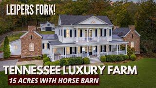 FOR SALE: Tennessee Luxury Horse Farm in Leipers Fork near Franklin! | 3290 Carl Rd, Franklin, TN