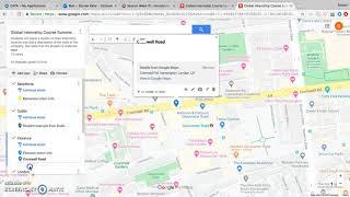 Remote Global Internship Google Map Tutorial