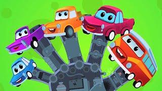 Finger Family Car Cartoon and Nursery Rhymes by Super Hero