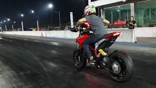 Ducati Hypermotard drag 11.387 sec.