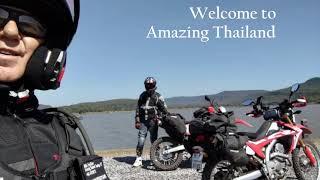 Riding in Isan Thailand on a Honda CRF250 with Mike FreeRider Better Quality Video