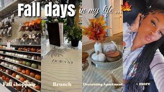 Fall days in my life  | Fall shopping, Apartment Decorating, Brunch + more