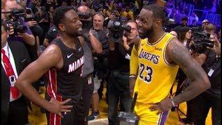 LeBron James vs Dwyane Wade - Final Moments (12.10.2018)