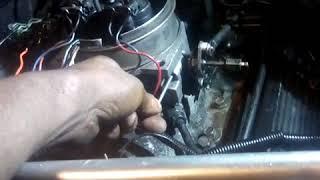 TBI base idle adjustment Chevy 350