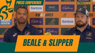 Kurtley Beale and James Slipper | Press Conference | Wallabies