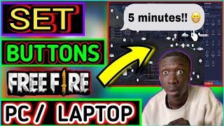 How To Set Free Fire Control Buttons In Laptop/Desktop | free fire control setting in pc #freefire