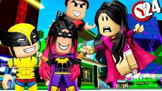 VIRAMOS SUPER HEROIS POR 24 HORAS NO BROOKHAVEN! *Destruidor de Elementos*