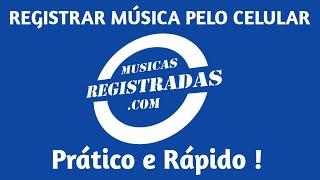 REGISTRAR MÚSICA PELO CELULAR MÚSICASREGISTRADAS.COM