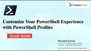 Customize Your PowerShell Experience with Profiles | PowerShell Profiles