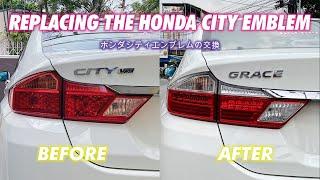 Installing The JDM Honda Grace Emblem!